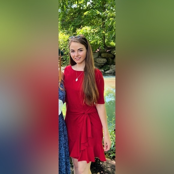 wayward fancies Dresses & Skirts - Wayward Fancies red stretchy dress size 6